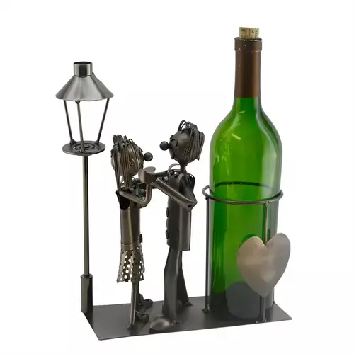 Lovers by the Light Post Bottle Holder